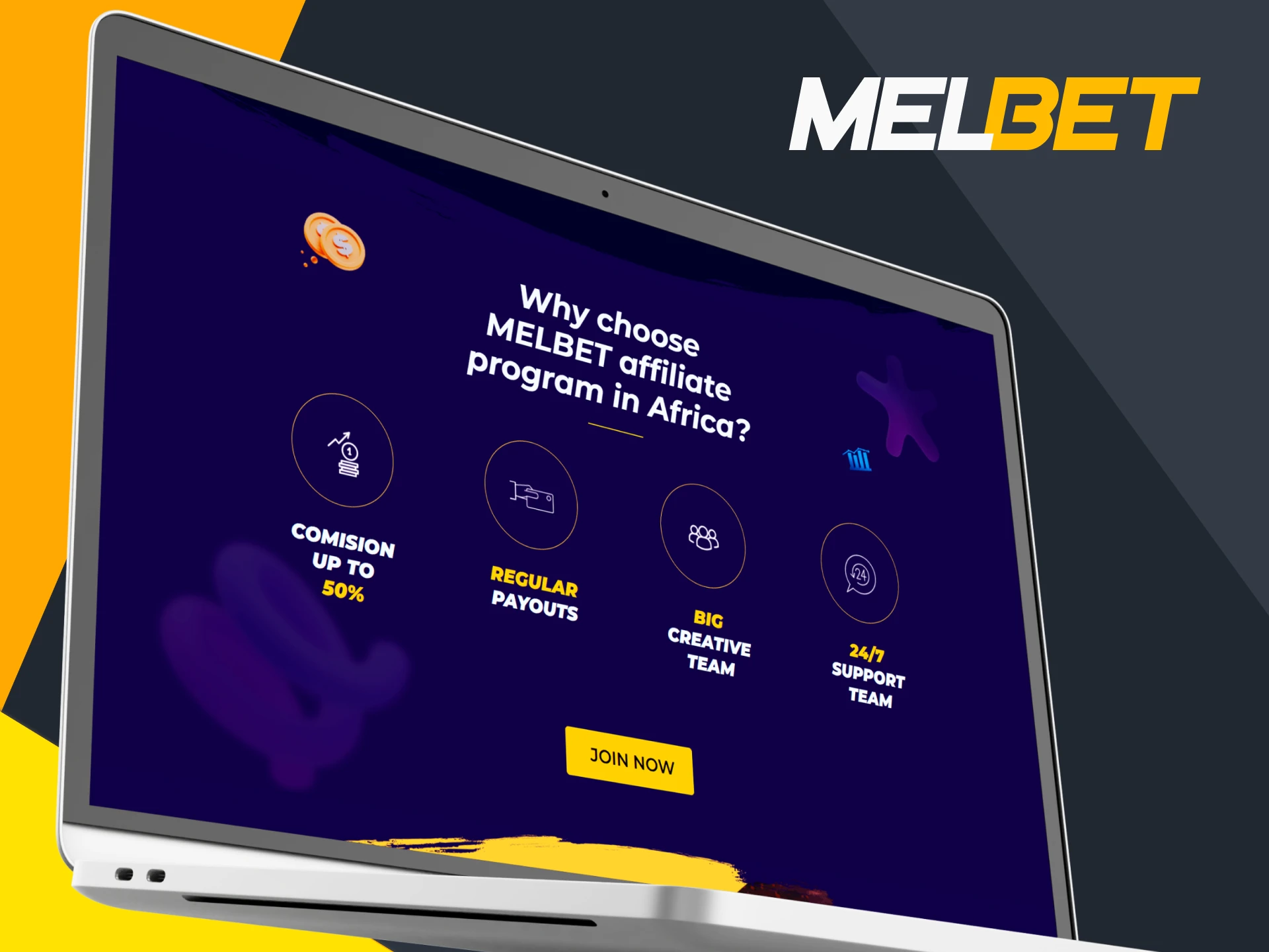 What advantages await Melbet partners.