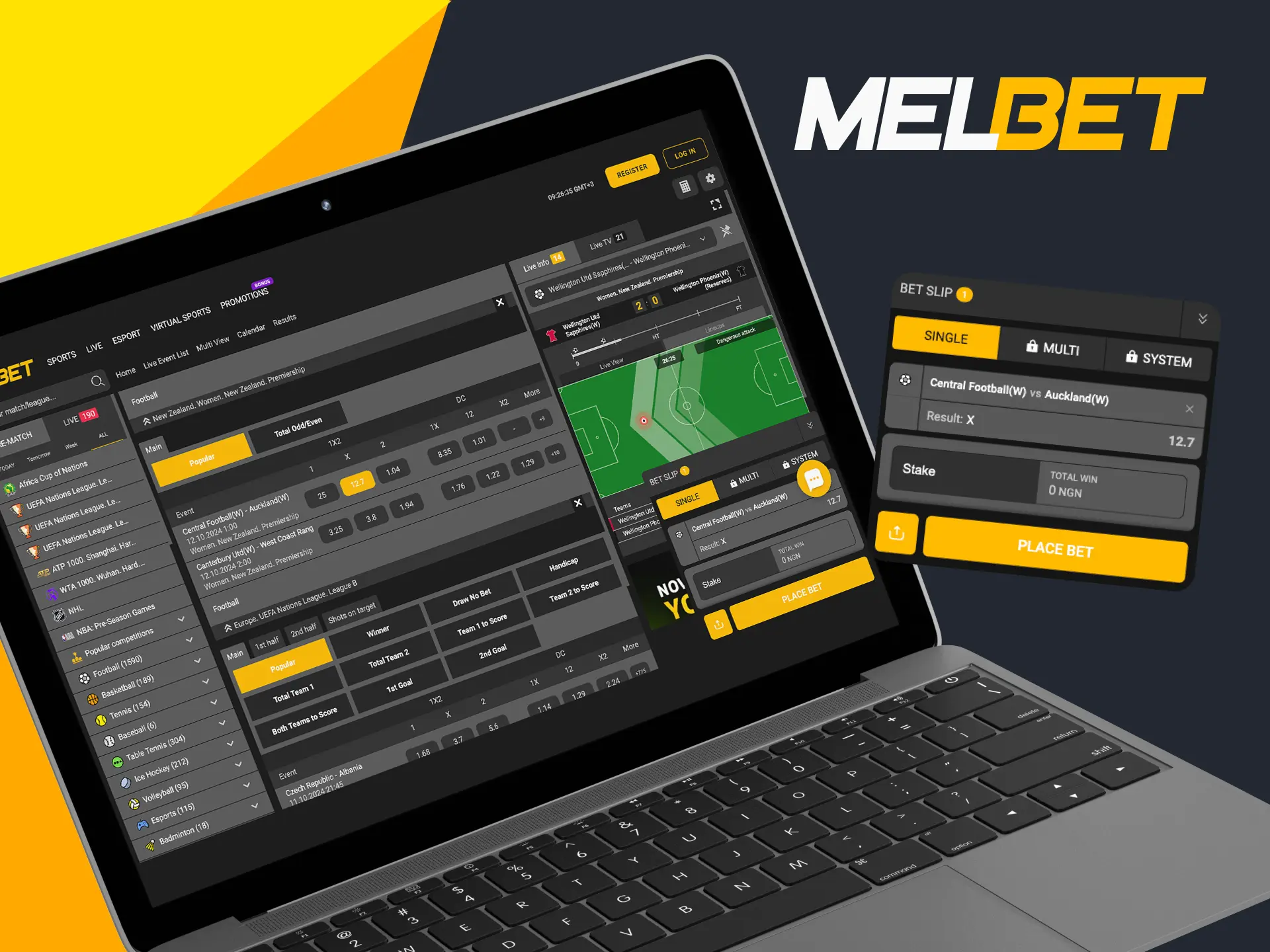 Learn how to bet on football at Melbet the first time.