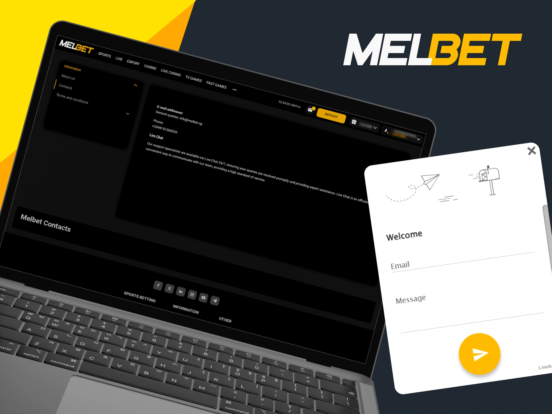 You will get expert casino and betting help at Melbet 24/7.