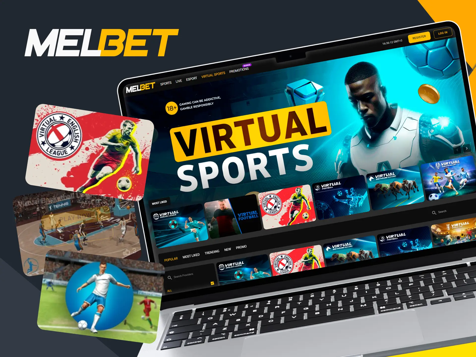 Enjoy virtual sports betting with Melbet.