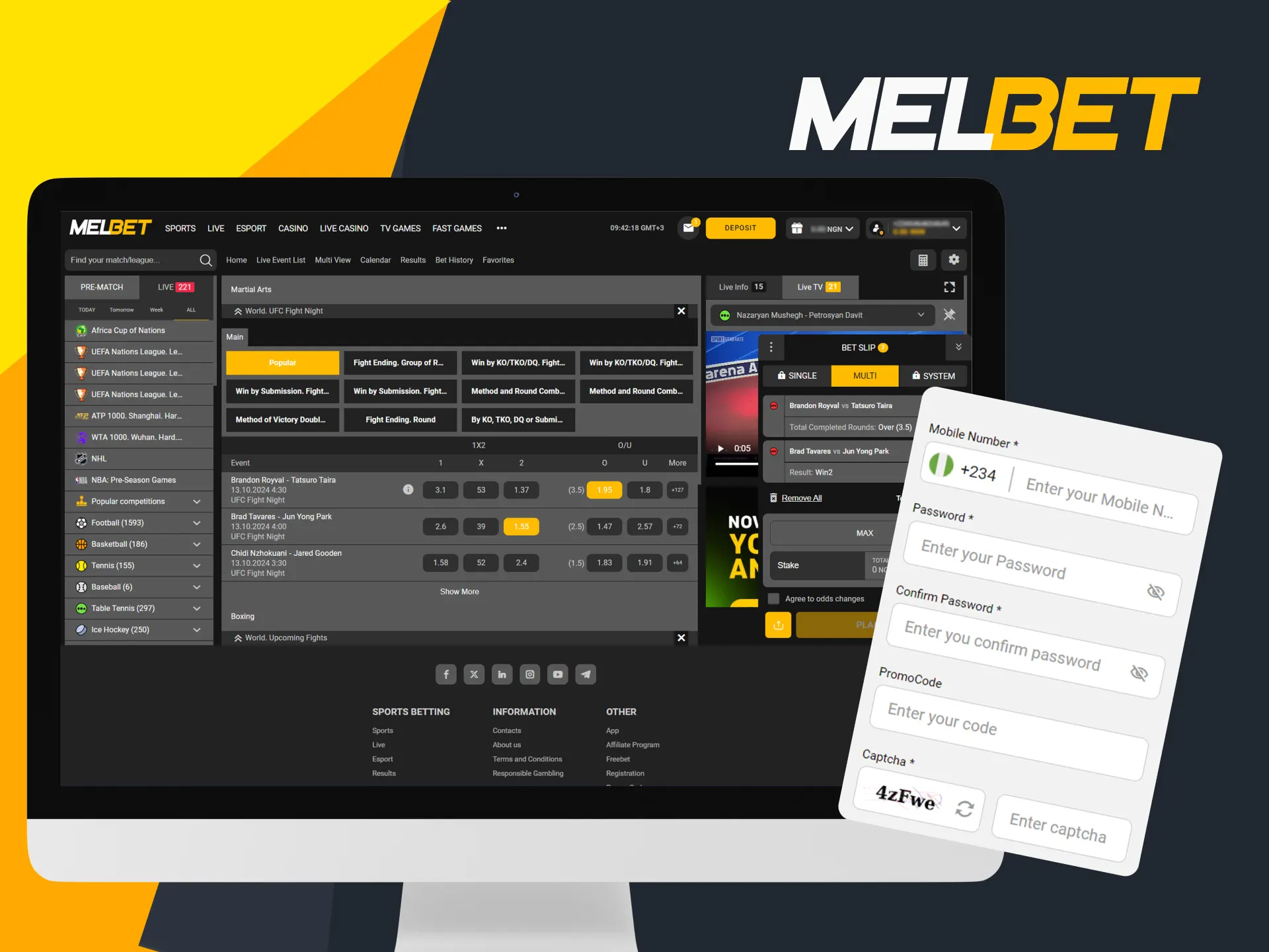 On the Melbet platform, it doesn't matter if you're a beginner or have some knowledge, you'll be able to place bets simply and seamlessly.